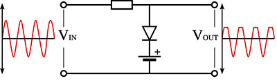 Circuit d'écrêtage à diode