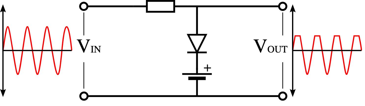 Circuit d'écrêtage à diode 1